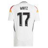 Camiseta de fútbol Alemania Wirtz 17 Primera Equipación Euro 2024 - Hombre